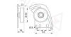 PEUGE 0000645376 Tensioner Pulley, v-ribbed belt